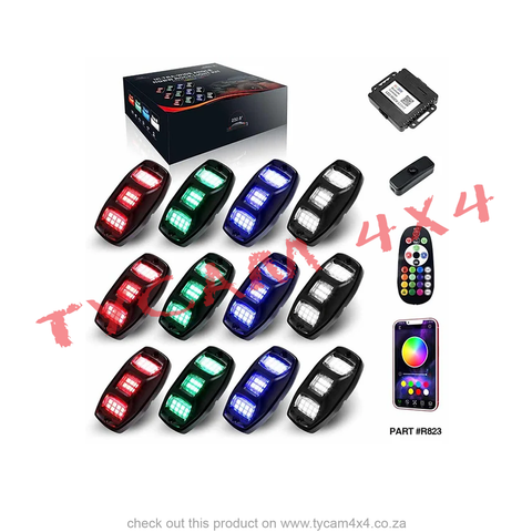 Remote Controlled RGB LED Rocker Lights